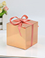 Fashion Rose Gold (large 7.6cm) European -style New Square Candy Box (from 50 Batch)
