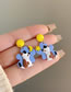 Fashion Ear Clip The Contrasting Star The Moon Drops Oil The Small Animal Pendant Ears And Ear Clip