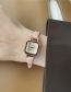 Fashion Eggplant Alloy Square Dial Watch (with Electronics)