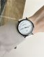Fashion White Alloy Round Dial Watch (with Electronics)