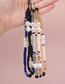 Fashion E. Crystal Beads Polymer Clay Beaded Mobile Phone Chain