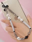 Fashion D. Crystal Beads Polymer Clay Beaded Mobile Phone Chain