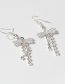Fashion Silver Alloy Dragonfly Tassel Earrings