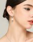 Fashion Opal Round Cat Eye Long Tassel Drop Earrings
