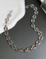 Fashion Silver Alloy Pig Nose Chain Necklace