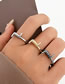 Fashion Gold Alloy Knotted Split Ring