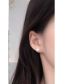Fashion 8mm Geometric Pearl Stud Earrings