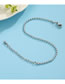 Fashion Silver Titanium Steel Ball Chain Bracelet