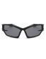 Fashion Transparent Purple Pc Cat Eye Sunglasses