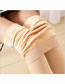 Fashion Skin Color Stepping On Feet 300 Grams Of Super Soft Fleece Solid Color Knit High Waist Leggings
