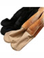 Fashion Color Stockings 300g Super Soft Fleece Solid Color Knit High Waist Leggings