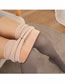 Fashion Coffee Translucent Stockings [300 Grams Plus Fleece] See Through Leggings