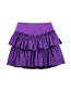 Fashion Purple Blended Layered Culottes