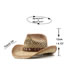 Fashion 02 Mika Straw Cutout Roll-up Sun Hat