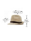 Fashion Pure White Straw Cutout Jazz Hat