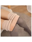 Fashion Gray Translucent Stepping Feet [85 Grams Without Velvet] Nylon Fake See Through Stockings