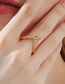 Fashion Gold Pure Copper Geometric Snake Ring