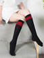 Fashion Black And White Calf Socks (main Picture) Velvet Solid Calf Socks