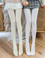 Fashion Milky White Velvet Solid Stockings