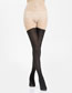 Fashion Black Velvet Faux Long Length Panel Thigh Socks