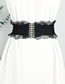 Fashion White Fabric Lace Girdle Belt