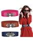 Fashion Scarlet 95cm Metal Buckle Wide Belt