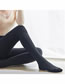 Fashion Black Coke Pants 300g Stepping On Feet Nylon Solid Color Leggings
