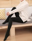 Fashion Black Stepping Foot 500 Grams Nylon Solid Color Leggings