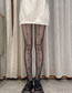 Fashion Moon And Stars Velvet Moon Jacquard Cutout Fishnet Socks