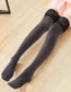 Fashion Black Lace Vertical Striped Stockings