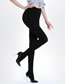 Fashion Black Velvet Knitted Stockings