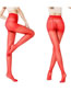 Fashion Xl Plus Velvet Thick Red Velvet Solid Knit Stockings