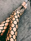Fashion Large Mesh Hand Drill - Black Nylon Hot Diamond Hollow Net Socks