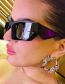 Fashion Sand Solid White Gray Foot Light Tea Pc Irregular Sunglasses