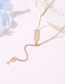 Fashion Silver Alloy Wine Bottle Wine Glass Y-shaped Necklace