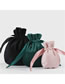 Fashion 13*16 Pink Velvet Drawstring Drawstring Cloth Bag