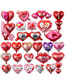 Fashion 18 Inch Iloveyou Heart-shaped Balloon 18 Inch Heart Shaped Balloon