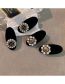 Fashion Double Ring Alloy Diamond Double Ring Round Water Drop Hair Clip