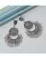 Fashion 12# Alloy Geometric Hollow Carved Earrings