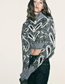 Fashion Grey Wool-knit Jacquard-knit Sweater