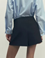Fashion Black Polyester Knot Skirt