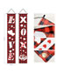 Fashion 17# Polyester Letter Print Porch Hanging Flag