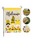 Fashion Summer-17 Polyester Printed Double Sided Linen Garden Flag