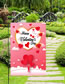 Fashion Valentine's Day Garden Flags 40 Polyester Printed Linen Garden Flag