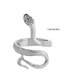 Fashion Silver Metal Snake Ring