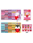 Fashion Sw Heart Animal Medium Set Children's Love Diy Cartoon Animal Expression Stickers