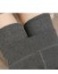 Fashion Medium Gray Stepping On The Foot Cotton 350 Grams Thick Fleece 0-5 Degrees Cotton Vertical Striped Fleece Padded Leggings