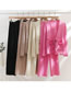 Fashion Creamy-white Two Pieces Of Woven Belt H -shaped Solid Color Jacket Sweater