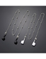 Fashion Black Metal Geometric Bead Chain Glasses Chain