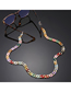 Fashion Black Acrylic Twist Chain Glasses Chain